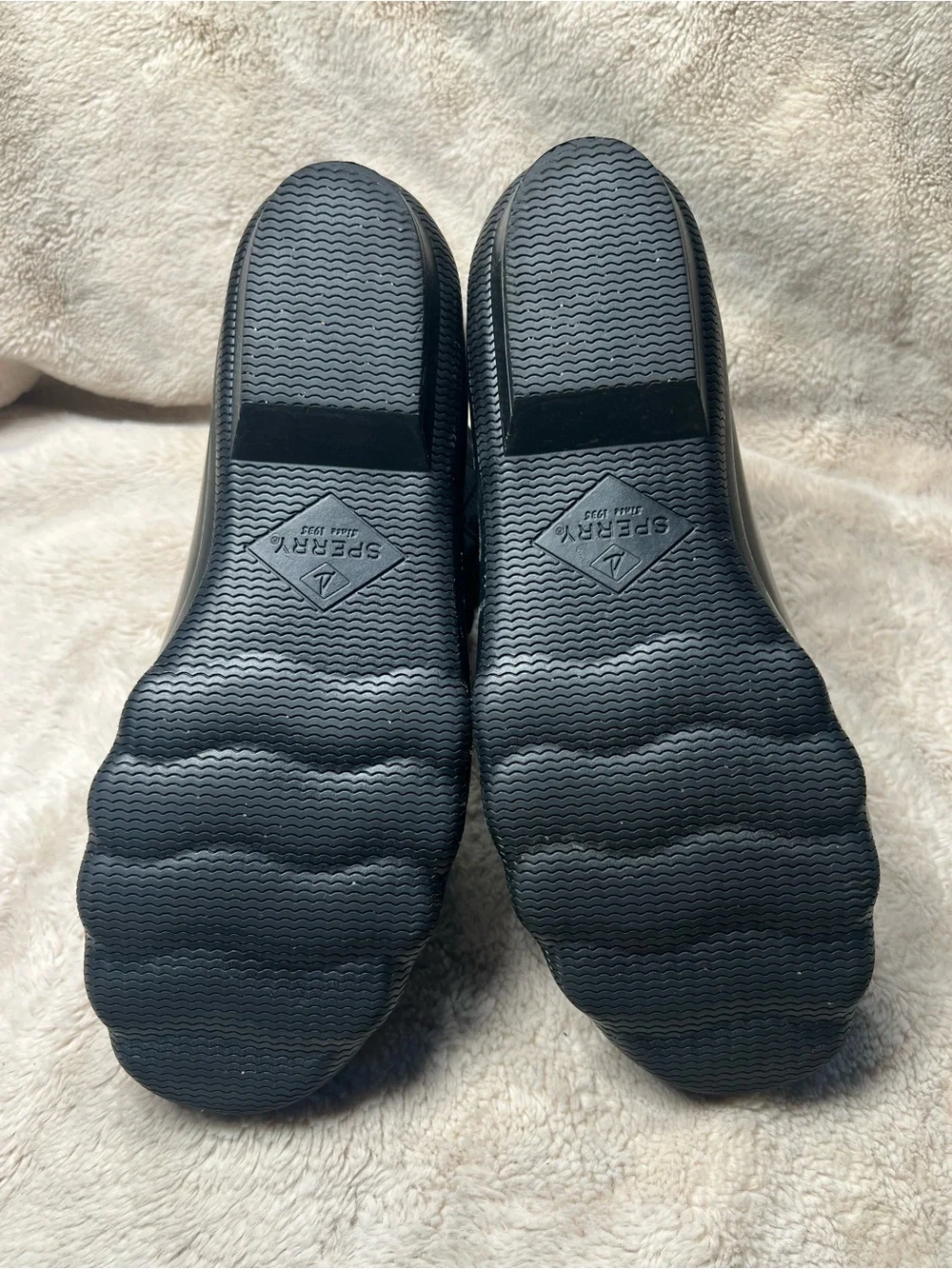 Sperry boots black womens size 9.5